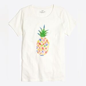 J.Crew Factory Colorful Pineapple Collector Tee